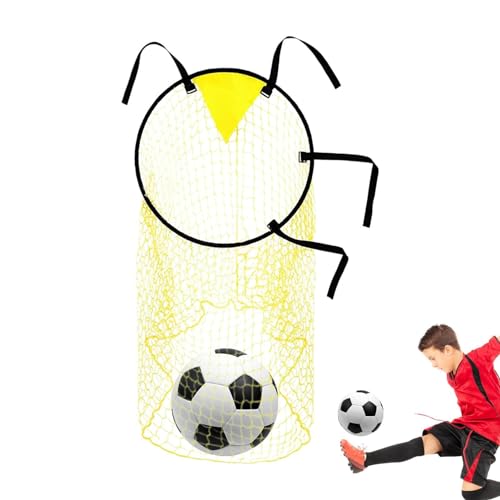 Fussball Ziel, Fußballtor Zielnetz, Top Fußballtorzubehör mit Rahmen, Kreuzeck Zubehör für das Fussballtor, Torzonen Fokus, Fußballzielnetz für Training, Einsteigergeschenke, 45x60cm, Gelb Fussball Ziel, Fußballtor Zielnetz, Top Fußballtorzubehör mit Rahmen, Kreuzeck Zubehör für das Fussballtor, Torzonen Fokus, Fußballzielnetz für Training, Einsteigergeschenke, 45x60cm, Gelb von Jomewory