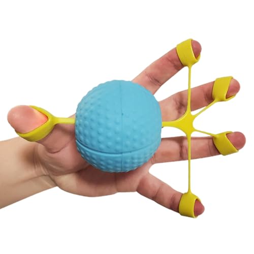 Jomewory Handtrainer für Kraft, Handübungsbälle | Dehnungs-Handgriffstärkungs-Handtrainer,Multifunktionaler Quetschball, Handgriffe für Krafttraining, Zuhause, Sportler, Arbeit von Jomewory