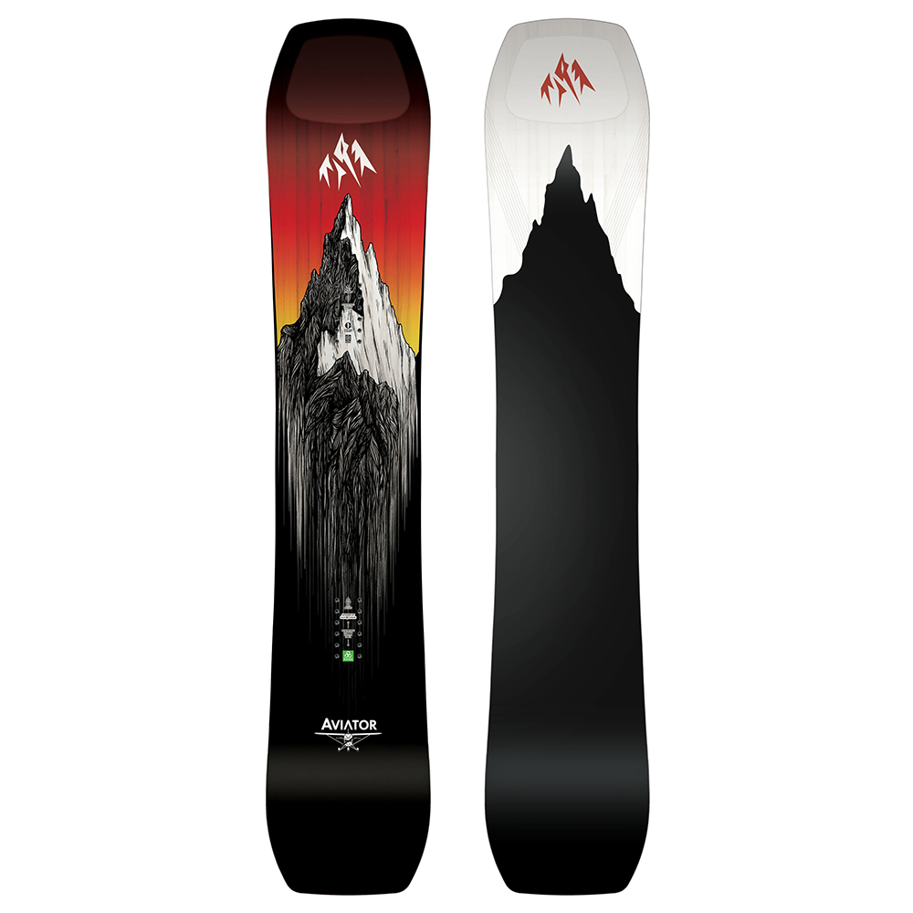 Jones Aviator 2.0 Snowboard Schwarz 160 von Jones