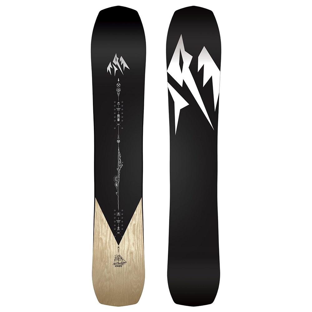 Jones Flagship Pro Snowboard Schwarz 164 von Jones