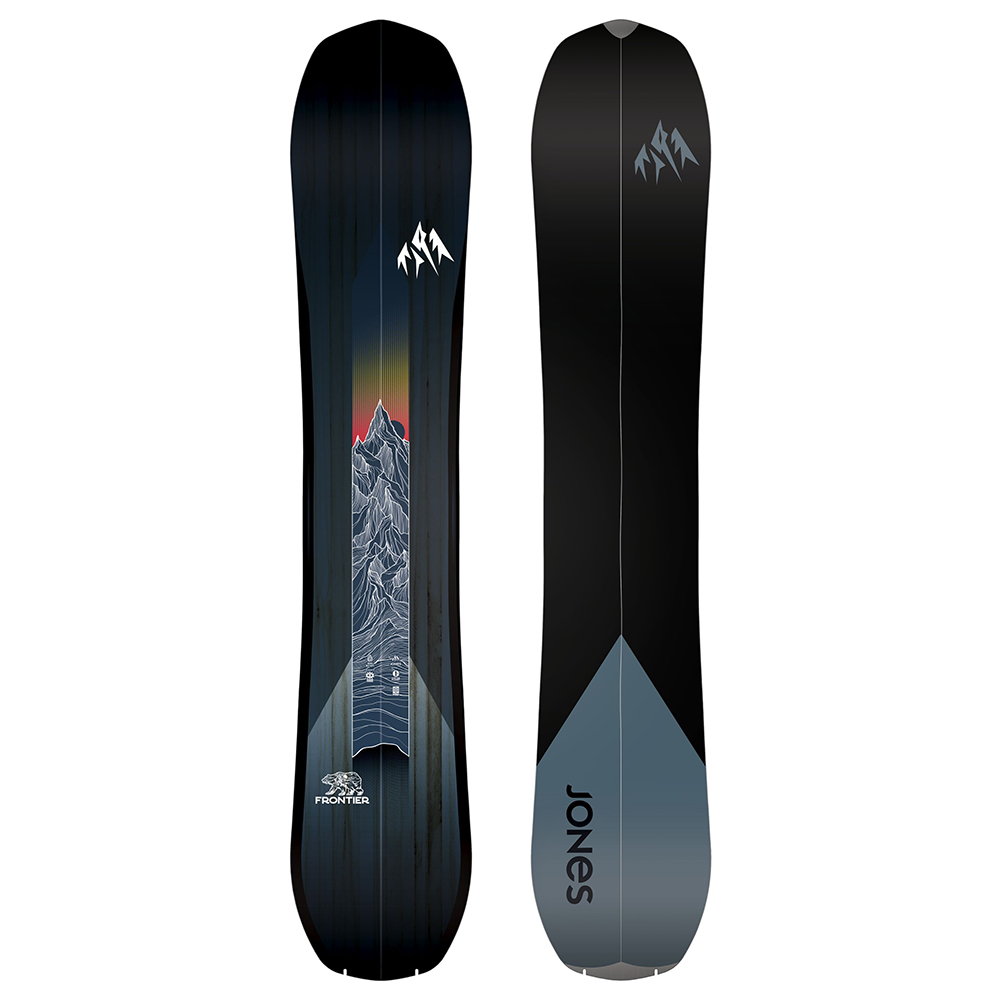 Jones Frontier Splitboard Schwarz 162 Jones Frontier Splitboard Schwarz 162 von Jones