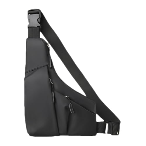 Lauftasche Brust-Handyhalter, Outdoor-Sport-Brusttasche für Männer | Verschleißfeste wasserdichte Brusttasche | Verstellbare Schultergurte, Lauf-Hüfttaschen, dreieckig, kompakt von Jongyumo