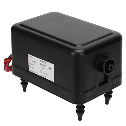 Elektrische Mini-Luftpumpe, Leiser, Leistungsstarker Hochleistungs-Inflator, 4,5 W, 9 L/min, ZYA970 AC von Jonlaki