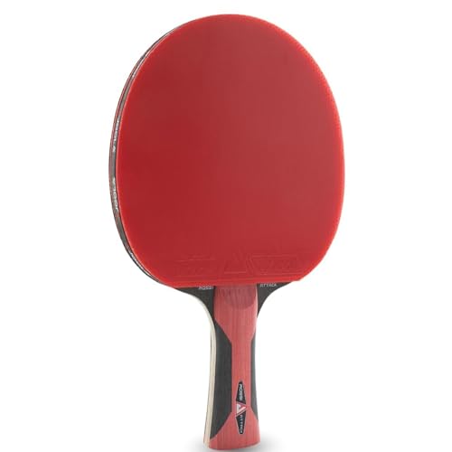JOOLA 59150 Tischtennisschläger ROSSKOPF ATTACK Tischtennis-Schläger ITTF Zulassung für Fortgeschrittene Spieler-5fach verleimtes Spezialsperrholz, 1,8 MM Schwamm JOOLA 59150 Tischtennisschläger ROSSKOPF ATTACK Tischtennis-Schläger ITTF Zulassung für Fortgeschrittene Spieler-5fach verleimtes Spezialsperrholz, 1,8 MM Schwamm von JOOLA