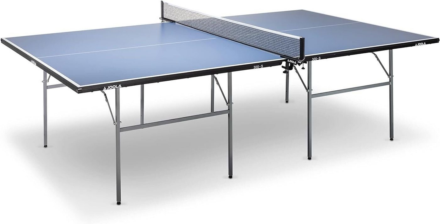 Joola Tischtennisplatte 300-S Indoor Tischtennistisch mit Netz 274cm Blau, Plattenstärke 15 mm von Joola