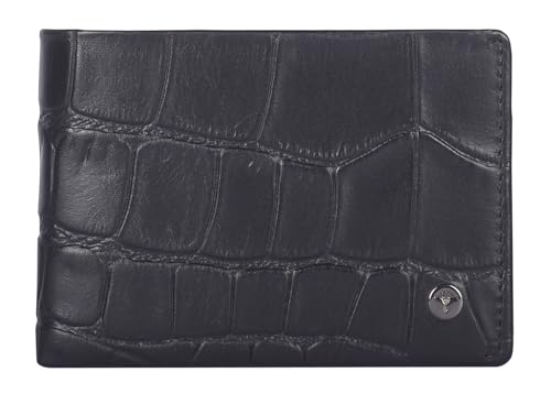 Joop! Fano Nestor Billfold Echtleder Geldbörse für Herren, Modisches Portemonnaie aus Glattleder in Schwarz von Joop!