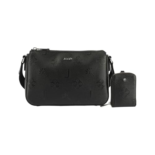 Joop! - decoro stampa jasmina Schultertasche in Schwarz, Umhängetasche für Damen mit Reißverschluss Joop! - decoro stampa jasmina Schultertasche in Schwarz, Umhängetasche für Damen mit Reißverschluss von Joop!