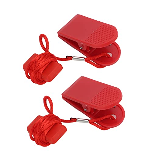 Jopwkuin Laufband-Magnet-Sicherheitsschlüssel, einfach zu verwendende magnetische Saug-Laufband-Magnet-Sicherheitssperre, automatischer Schutz, Alarmaufforderung für Trainingsgerät(20 * 35mm Modelle) von Jopwkuin