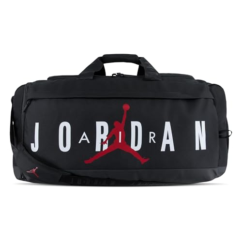 Jordan Velocity Tasche Schwarz 36 L Code SM0920-023, Schwarz/Weiß/Rot, Misura Unica von Jordan