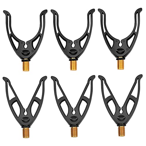 6PCS Fishing Pod Grip Angelrute ruht Kunststoff Meer Pole Halterung Pod Halter Kopf für Grob Karpfen Angeln von Jorzer