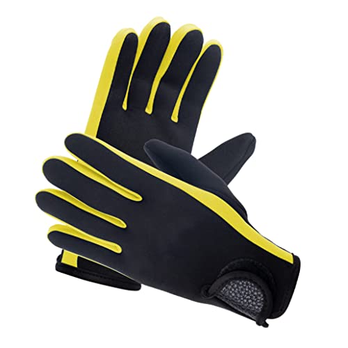 Jorzer Thermo Tauchhandschuhe Neopren Handschuhe rutschfeste Tauchhandschuhe Thermo Schwimmhandschuhe mit 1,5 mm Dicke L von Jorzer