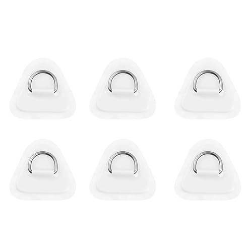 Joselin 6 Stück D-Ring-Patch für, Kajak, SUP, D-Ring-PVC-Patch, Stand-Up-Paddleboard, Kanu, Rafting, Joselin 6 Stück D-Ring-Patch für, Kajak, SUP, D-Ring-PVC-Patch, Stand-Up-Paddleboard, Kanu, Rafting, von Joselin