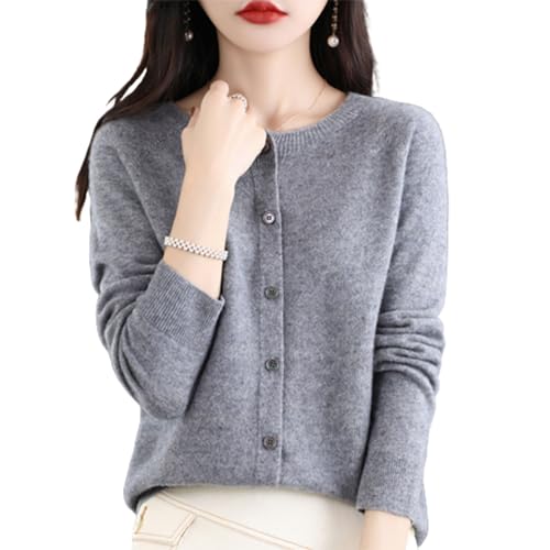 JosuE Women's Cashmere Cardigan Sweater (N,Medium) von JosuE