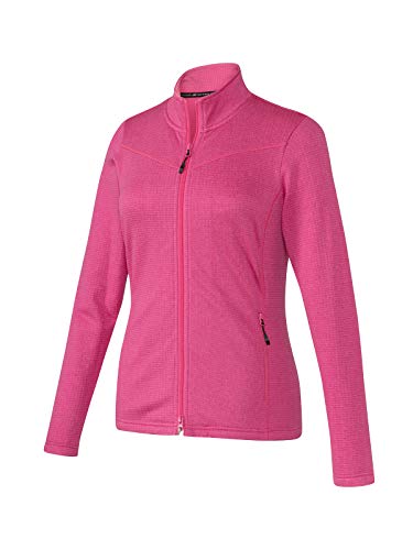 Joy Sportswear Delia Sweatjacke für Damen, langärmelige Zip-Jacke mit seitlichen Reißverschlusstaschen, ideal für Sport, Gymnastik und Freizeitaktivitäten 40, Fuchsia pink von Joy Sportswear