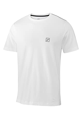 Joy Sportswear JONTE Herren-T-Shirt aus 100% Baumwolle, bequemes Shirt für Sport und Freizeit 56, white von Joy Sportswear