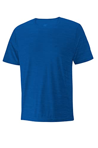 Joy Sportswear Vitus Herren-Sportshirt mit Rundhalsausschnitt und normaler Passform, Kurzarm-Shirt für Sport und Freizeit 46, Kobalt Melange von Joy Sportswear