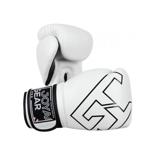 JOYA Premium Kickbox Handschuhe - Weiß 16 oz - Handgefertigt in Thailand aus echtem Leder - Kampfsport Sparring Handschuhe - Muay Thai Kickboxen - Boxhandschuhe - Punchinghandschuhe Joya Fight Gear von Joya Fight Gear