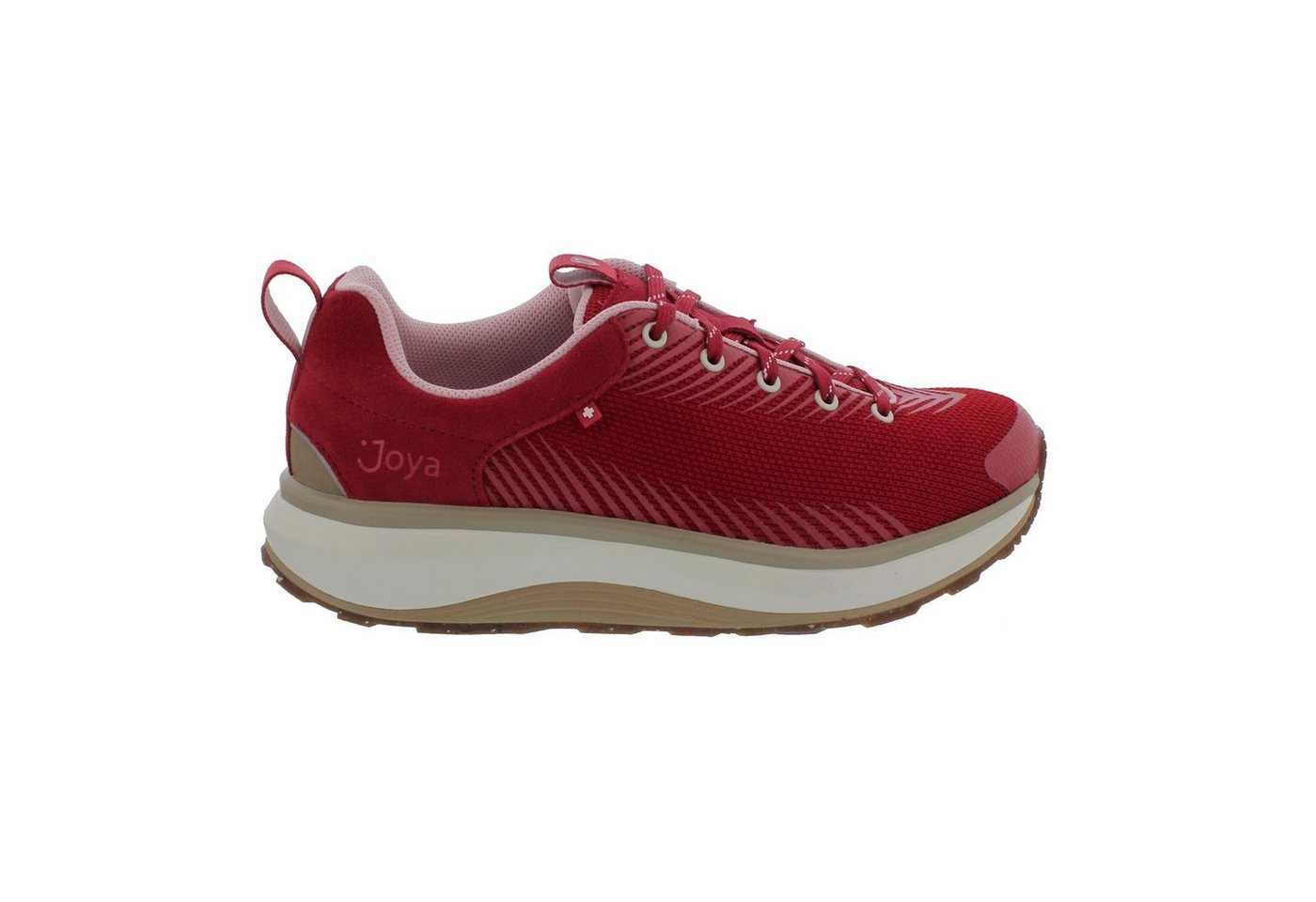 Joya Joya Maui Red Women Sneaker, Textile / Leder, Wave-Sohle, Extra weite Schnürschuh Joya Joya Maui Red Women Sneaker, Textile / Leder, Wave-Sohle, Extra weite Schnürschuh von Joya