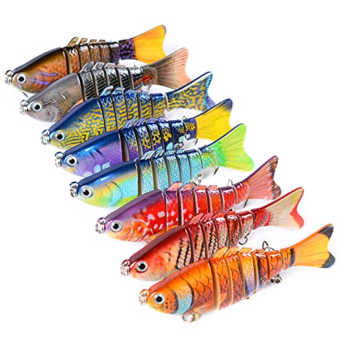 Joyeee 2 Stück Angelköder Set für Hecht, Zander, Forelle, Barsch, Meeresangeln Zubehör, Angelköder Gummifische Kunstköder Gummiköder Set Joyeee 2 Stück Angelköder Set für Hecht, Zander, Forelle, Barsch, Meeresangeln Zubehör, Angelköder Gummifische Kunstköder Gummiköder Set von Joyeee