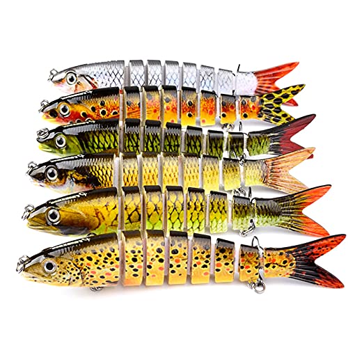 Joyeee 2 Stück Angelköder für forellen, Bass Köder Angelgerät zum Angeln auf Raubfische, Angelköder, Angelset für Hecht,Zander,Barsch und Forelle Joyeee 2 Stück Angelköder für forellen, Bass Köder Angelgerät zum Angeln auf Raubfische, Angelköder, Angelset für Hecht,Zander,Barsch und Forelle von Joyeee