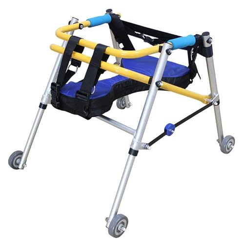 Joyfitness Gehhilfe FüR Behinderte Kinder mit 4 Rädern,Klappbarer Walker, höhenverstellbar mit 4 Lenkrollen,Rollator mit 4 Rädern, von Joyfitness