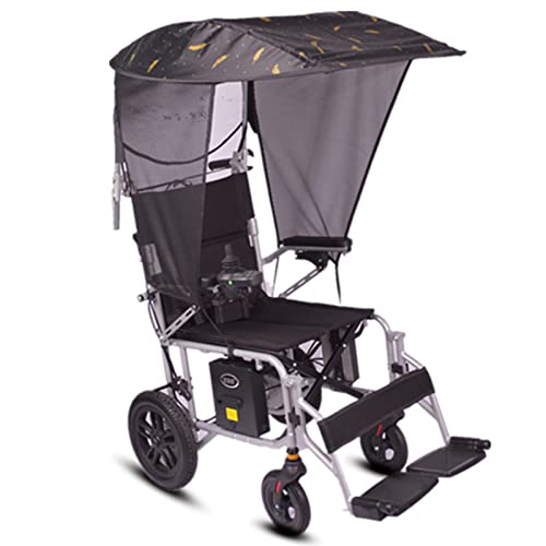 Joyfitness Universelle Elektrische Rollstuhl-Überdachungsmarkise, UV-beständige Sonnenschutz-Regenabdeckung, Wasser- Und Reißfester Regenschutz-Rollstuhl-Faltumhang Für Die Meisten Rollstühle von Joyfitness