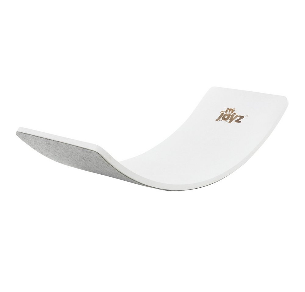 Joyz Balanceboard Balancierbrett aus Lindensperrholz mit Glatter und sicherer Rand, Balance Wippe für Kinder Weiß mit Grau Filz 83x30x19cm Balance Brett Joyz Balanceboard Balancierbrett aus Lindensperrholz mit Glatter und sicherer Rand, Balance Wippe für Kinder Weiß mit Grau Filz 83x30x19cm Balance Brett von Joyz