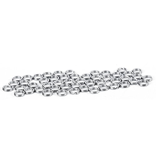 Joyzan Angeln Spaltringe, Sprengringe Spaltringe Edelstahl Split Ring Köderring für Fischen Doppel Snap Angelköder Fischköder Angelzubehör Haken Köder Verbingdungsringe Leinen Connector Ringe Kit Joyzan Angeln Spaltringe, Sprengringe Spaltringe Edelstahl Split Ring Köderring für Fischen Doppel Snap Angelköder Fischköder Angelzubehör Haken Köder Verbingdungsringe Leinen Connector Ringe Kit von Joyzan