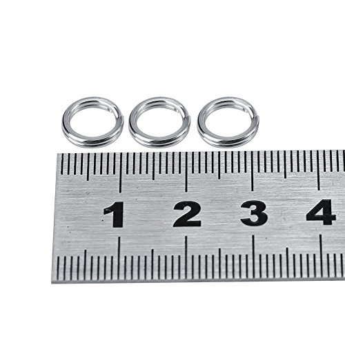 Joyzan Angeln Spaltringe, Sprengringe Spaltringe Edelstahl Split Ring Köderring für Fischen Doppel Snap Angelköder Fischköder Angelzubehör Haken Köder Verbingdungsringe Leinen Connector Ringe Kit Joyzan Angeln Spaltringe, Sprengringe Spaltringe Edelstahl Split Ring Köderring für Fischen Doppel Snap Angelköder Fischköder Angelzubehör Haken Köder Verbingdungsringe Leinen Connector Ringe Kit von Joyzan
