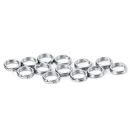 Joyzan Angeln Spaltringe, Sprengringe Spaltringe Edelstahl Split Ring Köderring für Fischen Doppel Snap Angelköder Fischköder Angelzubehör Haken Köder Verbingdungsringe Leinen Connector Ringe Kit Joyzan Angeln Spaltringe, Sprengringe Spaltringe Edelstahl Split Ring Köderring für Fischen Doppel Snap Angelköder Fischköder Angelzubehör Haken Köder Verbingdungsringe Leinen Connector Ringe Kit von Joyzan