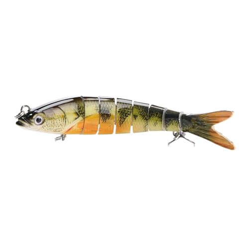 10/14cm Sinking Wobblers Fishing Lures Jointed Crankbait Swimbait 8 Segment Hard Artificial Bait for Fishing Tackle Lure(140mm 23g A10) von JrEam
