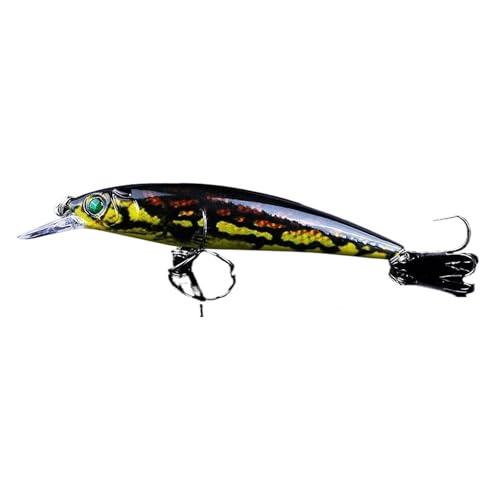 11cm Minnow Angeln Harten Köder Wobbler Metall Alles Waren for Angeln Spinner Köder Swimbait Isca ArtificialBait(I) von JrEam