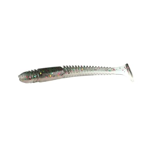 Supercontinent Swing Impact Ring Shad Angelköder Soft Tioga 5CM Köder Swimbait Jigging Köder Kunstköder(N) von JrEam