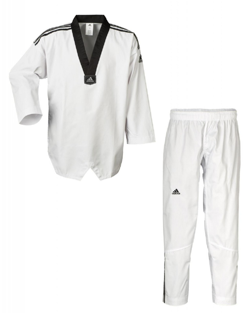 Adidas Taekwondoanzug, Adi Club 3 stripes, schwarzes Revers Adidas Taekwondoanzug, Adi Club 3 stripes, schwarzes Revers von Ju-Sports