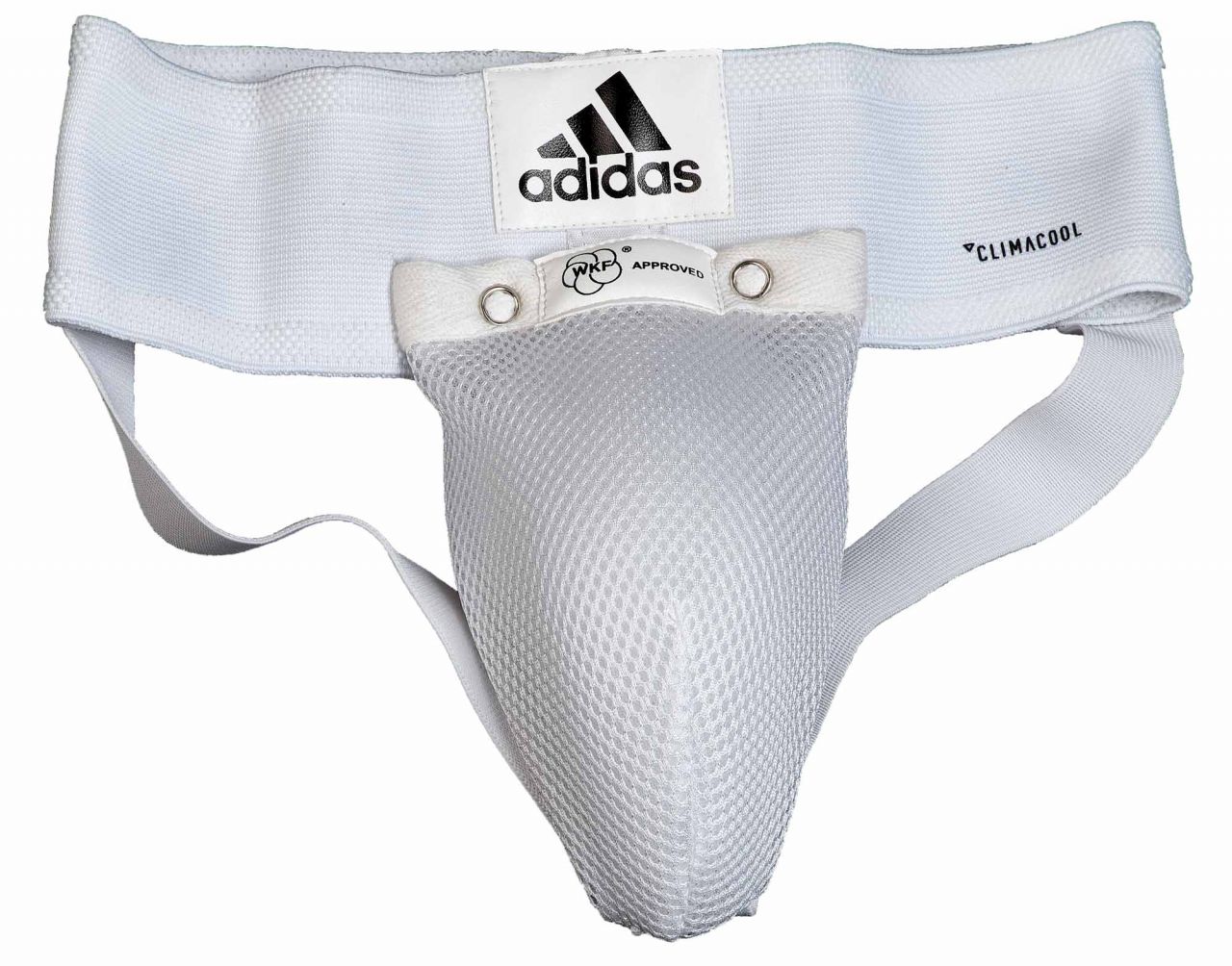 Adidas Tiefschutz official WKF Climacool weiß von Ju-Sports