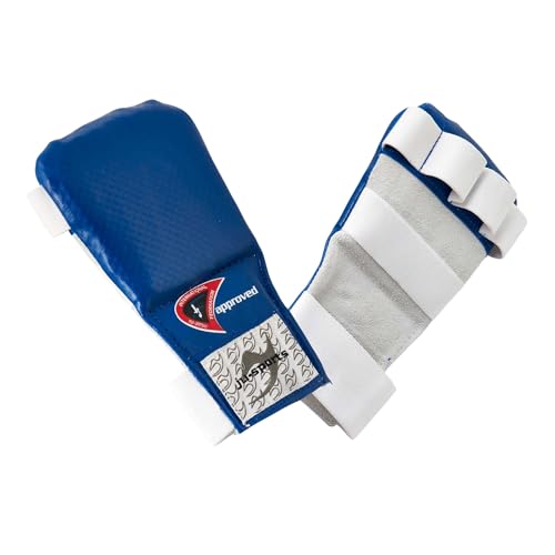 Ju-Sports Handschutz Ju Jutsu Pro Quick - blau, PU & Leder I Hochwertiger Wettkampf Handschoner für Kampfsport mit Elastikschlaufe I Für Damen, Herren, Jugendliche & Kinder I Größe M Ju-Sports Handschutz Ju Jutsu Pro Quick - blau, PU & Leder I Hochwertiger Wettkampf Handschoner für Kampfsport mit Elastikschlaufe I Für Damen, Herren, Jugendliche & Kinder I Größe M von Ju-Sports