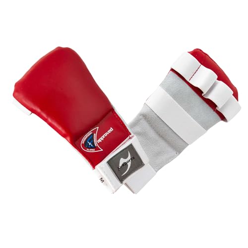 Ju-Sports Handschutz Ju Jutsu Pro - rot, PU & Leder I Hochwertiger Wettkampf Handschoner für Kampfsport mit Klettverschluss I Für Damen, Herren, Jugendliche & Kinder I Größe XS Ju-Sports Handschutz Ju Jutsu Pro - rot, PU & Leder I Hochwertiger Wettkampf Handschoner für Kampfsport mit Klettverschluss I Für Damen, Herren, Jugendliche & Kinder I Größe XS von Ju-Sports