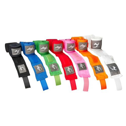 Ju-Sports Boxbandagen elastisch ca. 3m - pink I Box Bandagen aus Baumwolle mit Daumenschlaufe & Klettverschluss I Kickboxen, MMA, Muay Thai I Herren & Damen Ju-Sports Boxbandagen elastisch ca. 3m - pink I Box Bandagen aus Baumwolle mit Daumenschlaufe & Klettverschluss I Kickboxen, MMA, Muay Thai I Herren & Damen von Ju-Sports
