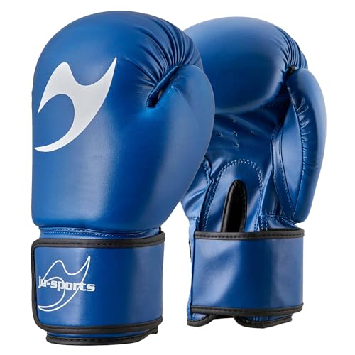 Ju-Sports Boxhandschuhe 10 oz. - Training, blau I PU-Kunstleder Boxhandschuh mit angenähtem Daumen & Klettverschluss I Box Handschuh für Herren & Damen Ju-Sports Boxhandschuhe 10 oz. - Training, blau I PU-Kunstleder Boxhandschuh mit angenähtem Daumen & Klettverschluss I Box Handschuh für Herren & Damen von Ju-Sports