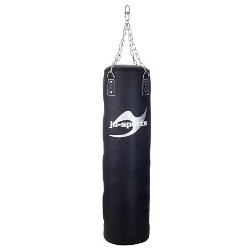 Ju-Sports Boxsack hängend Ø 35cm I Boxsack gefüllt aus Kunstleder für das Box Training I Sehr stabil mit Kette + Drehwirbel, Kette verdreht Sich Nicht I Größe: 150 cm Ju-Sports Boxsack hängend Ø 35cm I Boxsack gefüllt aus Kunstleder für das Box Training I Sehr stabil mit Kette + Drehwirbel, Kette verdreht Sich Nicht I Größe: 150 cm von Ju-Sports