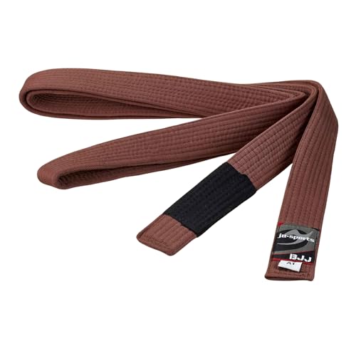 Ju-Sports Brazilian Jiu-Jitsu Gürtel - braun, Baumwolle I Kampfsport Gürtel Für BJJ I Mehrfach gesteppt I Ca. 4,5 cm breiter Martial Arts Gürtel I A2 Ju-Sports Brazilian Jiu-Jitsu Gürtel - braun, Baumwolle I Kampfsport Gürtel Für BJJ I Mehrfach gesteppt I Ca. 4,5 cm breiter Martial Arts Gürtel I A2 von Ju-Sports