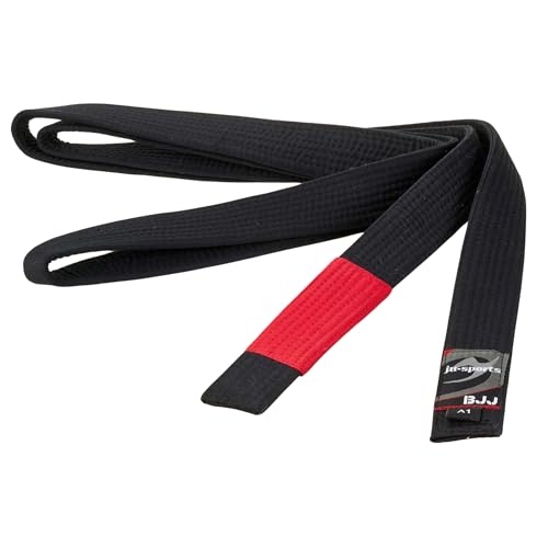 Ju-Sports Brazilian Jiu-Jitsu Gürtel - schwarz, Baumwolle I Kampfsport Gürtel Für BJJ I Mehrfach gesteppt I Ca. 4,5 cm breiter Martial Arts Gürtel I A2 Ju-Sports Brazilian Jiu-Jitsu Gürtel - schwarz, Baumwolle I Kampfsport Gürtel Für BJJ I Mehrfach gesteppt I Ca. 4,5 cm breiter Martial Arts Gürtel I A2 von Ju-Sports