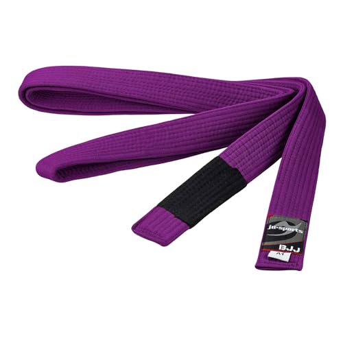 Ju-Sports Brazilian Jiu-Jitsu Gürtel - violett, Baumwolle I Kampfsport Gürtel Für BJJ I Mehrfach gesteppt I Ca. 4,5 cm breiter Martial Arts Gürtel I A4 Ju-Sports Brazilian Jiu-Jitsu Gürtel - violett, Baumwolle I Kampfsport Gürtel Für BJJ I Mehrfach gesteppt I Ca. 4,5 cm breiter Martial Arts Gürtel I A4 von Ju-Sports