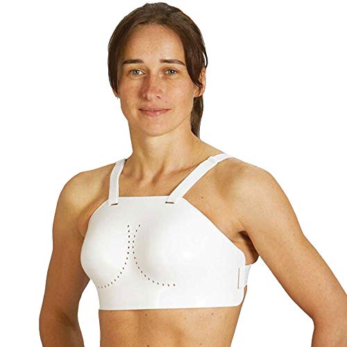 Ju-Sports Brustschutz für Damen Econo Guard - Brustschutz für Kampfsport, Fechten, Hockey, Cricket mit Hartplastikschale I Optimale Passform & leicht I Größe L von Ju-Sports