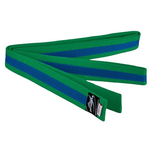 Ju-Sports Budogürtel - grün/blau/grün, Baumwolle I Kampfsport Gürtel Für Budo-Sportarten, Judo, Karate uvm. I Ca. 4 cm breiter Martial Arts Gürtel I 280 cm Ju-Sports Budogürtel - grün/blau/grün, Baumwolle I Kampfsport Gürtel Für Budo-Sportarten, Judo, Karate uvm. I Ca. 4 cm breiter Martial Arts Gürtel I 280 cm von Ju-Sports