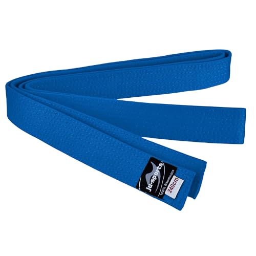 Ju-Sports Budogürtel - blau, Baumwolle I Kampfsport Gürtel Für Budo-Sportarten, Judo, Karate, Kickboxen & mehr I Ca. 4 cm breiter Martial Arts Gürtel I 280 cm Ju-Sports Budogürtel - blau, Baumwolle I Kampfsport Gürtel Für Budo-Sportarten, Judo, Karate, Kickboxen & mehr I Ca. 4 cm breiter Martial Arts Gürtel I 280 cm von Ju-Sports