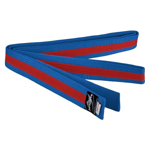 Ju-Sports Budogürtel - blau/rot/blau, Baumwolle I Kampfsport Gürtel Für Budo-Sportarten, Judo, Karate uvm. I Ca. 4 cm breiter Martial Arts Gürtel I 350 cm Ju-Sports Budogürtel - blau/rot/blau, Baumwolle I Kampfsport Gürtel Für Budo-Sportarten, Judo, Karate uvm. I Ca. 4 cm breiter Martial Arts Gürtel I 350 cm von Ju-Sports