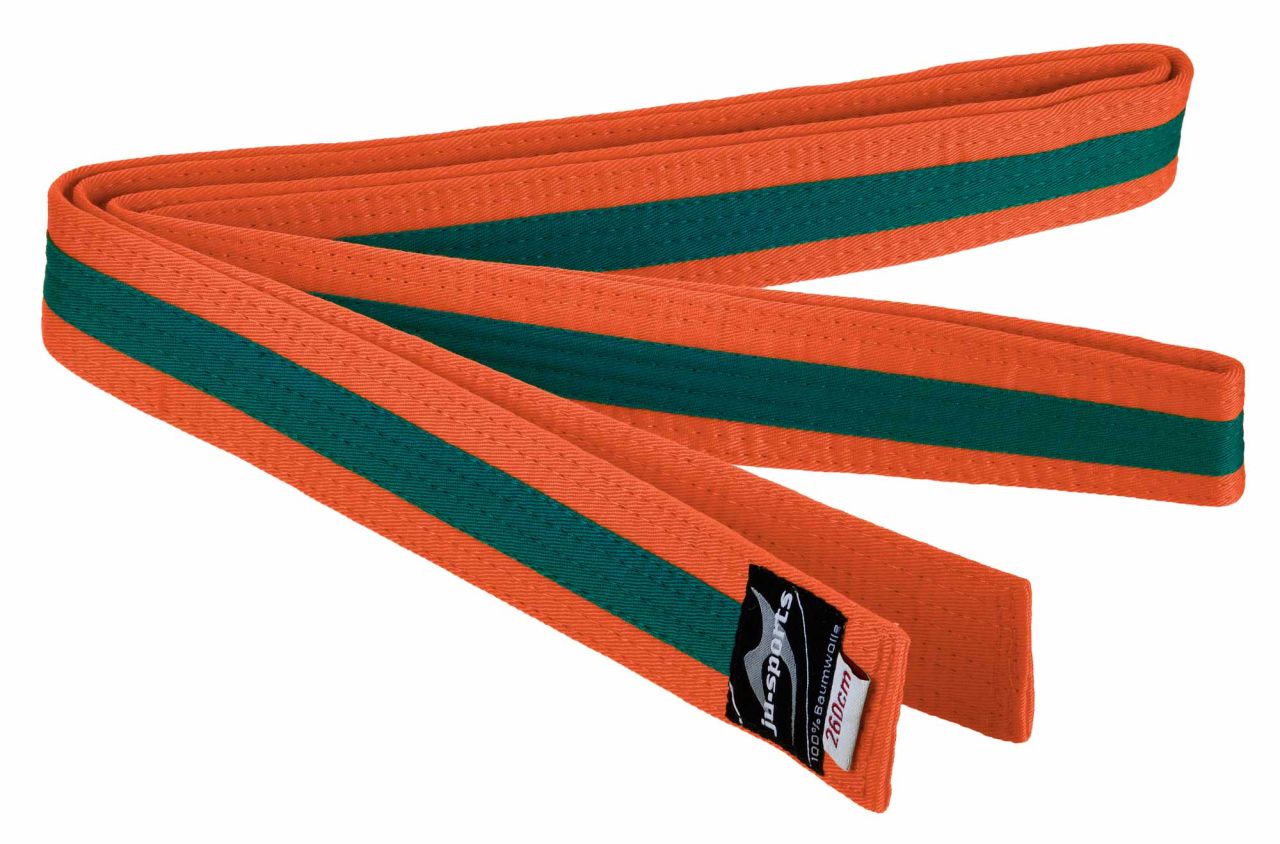 Ju-Sports Budogürtel orange/grün/orange Ju-Sports Budogürtel orange/grün/orange von Ju-Sports