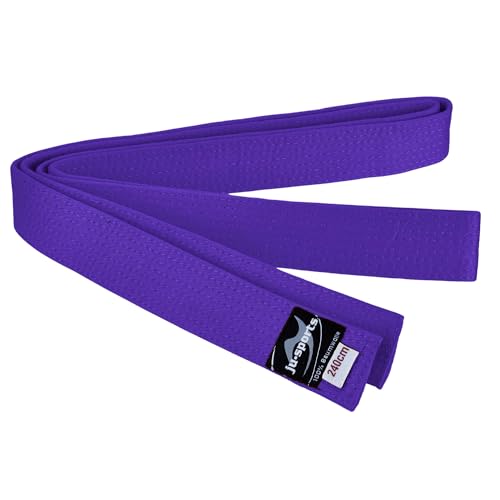 Ju-Sports Budogürtel - violett, Baumwolle I Kampfsport Gürtel Für Budo-Sportarten, Judo, Karate, Kickboxen uvm. I Ca. 4 cm breiter Martial Arts Gürtel I 220 cm Ju-Sports Budogürtel - violett, Baumwolle I Kampfsport Gürtel Für Budo-Sportarten, Judo, Karate, Kickboxen uvm. I Ca. 4 cm breiter Martial Arts Gürtel I 220 cm von Ju-Sports