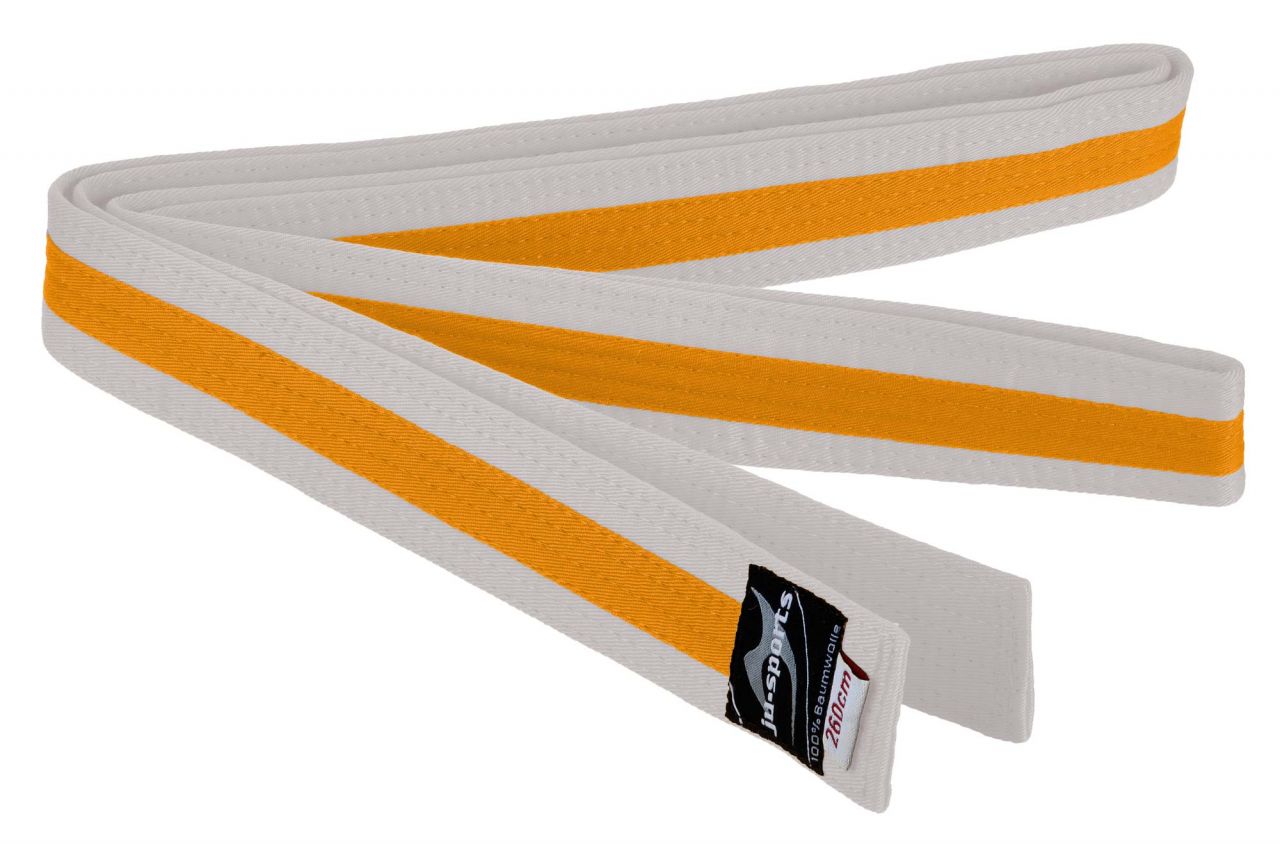 Ju-Sports Budogürtel weiß/gelb/weiß Ju-Sports Budogürtel weiß/gelb/weiß von Ju-Sports